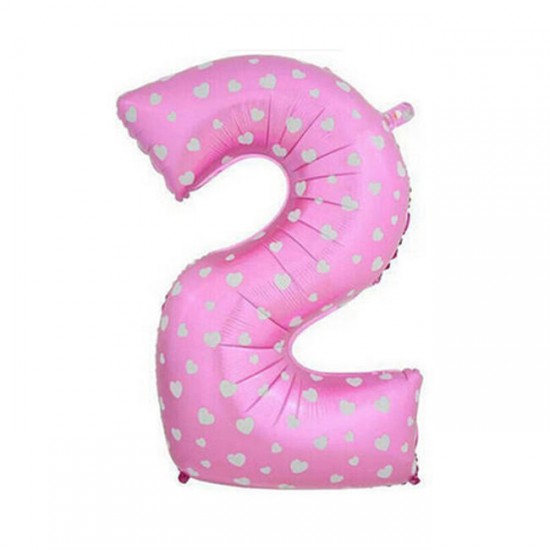 "New" 40 Inch Pink Balloons New Year 2015 Digital Aluminum Film Wedding Party Decoration "New" 40 Inch Pink Balloons New Year 2015 Digital Aluminum Film Wedding Party Decoration