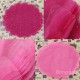 100PCS Candy Color Glitter Tulle Round Circles Wedding Gift Wrap DIY