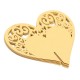 10Pcs Heart Wedding Name Place Cards  Wine Glass Laser Cut Pearlescent Card Party Accessories