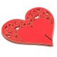 10Pcs Heart Wedding Name Place Cards  Wine Glass Laser Cut Pearlescent Card Party Accessories