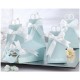 10pcs Blue Diamond Ring Style Paper Wedding Candy Boxes