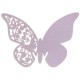 20Pcs Butterfly Wedding Name Place Cards Wine Glass Laser Cut Pearlescent Card Party Accessories