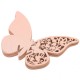 20Pcs Butterfly Wedding Name Place Cards Wine Glass Laser Cut Pearlescent Card Party Accessories