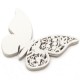 20Pcs Butterfly Wedding Name Place Cards Wine Glass Laser Cut Pearlescent Card Party Accessories