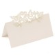 50Pcs Laser Cut Butterfly Hollow Out Paper Table Place Name Seat Card Wedding Party Accessories