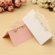 50Pcs Laser Cut Butterfly Hollow Out Paper Table Place Name Seat Card Wedding Party Accessories