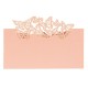 50Pcs Laser Cut Butterfly Hollow Out Paper Table Place Name Seat Card Wedding Party Accessories