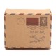 50pcs Kraft Paper Box Airplane Mail Candy Box Rustic Wedding Favors Shabby Vintage Gift Packing Bags