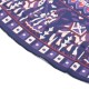 147CM Bohemia Round Yoga Purple Mat Beach Printing Throw Towel Shawl Wall Hanging Tapestry