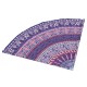 147CM Bohemia Round Yoga Purple Mat Beach Printing Throw Towel Shawl Wall Hanging Tapestry