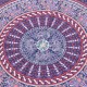 147CM Bohemia Round Yoga Purple Mat Beach Printing Throw Towel Shawl Wall Hanging Tapestry