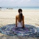 175CM Bohemia Round Yoga Blue Purple Mat Beach Printing Throw Towel Shawl Wall Hanging Tapestry