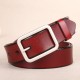 110CM Women Second Layer Leather Belt Pin Buckle Trousers Strap Casual Waistband for Jeans Cowboy