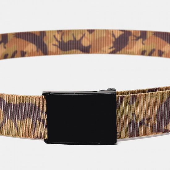 160cm Nylon Waist Leisure Belts Zinc Alloy Tactical Belt Quick Release Inserting Buckle Waist