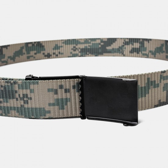 160cm Nylon Waist Leisure Belts Zinc Alloy Tactical Belt Quick Release Inserting Buckles Belts