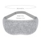 Adjustable Velvet Blackout 3D Contoured Eyeshade Eye Mask for Sleeping