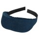 Adjustable Velvet Blackout 3D Contoured Eyeshade Eye Mask for Sleeping