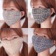 Unisex Cotton Plaid Mask Warm Dustproof Breathable Riding Face Mask Unisex Cotton Plaid Mask Warm Dustproof Breathable Riding Face Mask