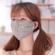 Unisex Cotton Plaid Mask Warm Dustproof Breathable Riding Face Mask Unisex Cotton Plaid Mask Warm Dustproof Breathable Riding Face Mask
