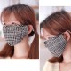 Unisex Cotton Plaid Mask Warm Dustproof Breathable Riding Face Mask