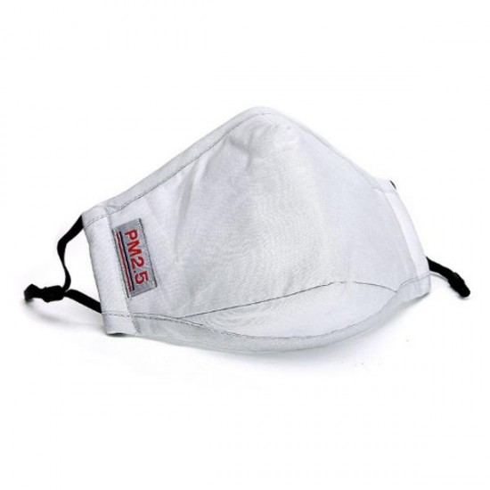 Unisex PM2.5 Anti-Dust Activated Carbon Breathable Filter Windproof Cotton Mouth-muffle Mask