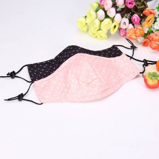 Winter Warm Dust Mask Cotton Mouth-muffs Cross And Dot Guaze Mask Winter Warm Dust Mask Cotton Mouth-muffs Cross And Dot Guaze Mask