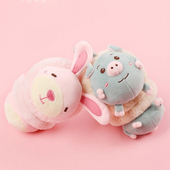 Women Cute Rabbit Pig Pattern Warm Earmuff Plush Windproof Ear Warmer