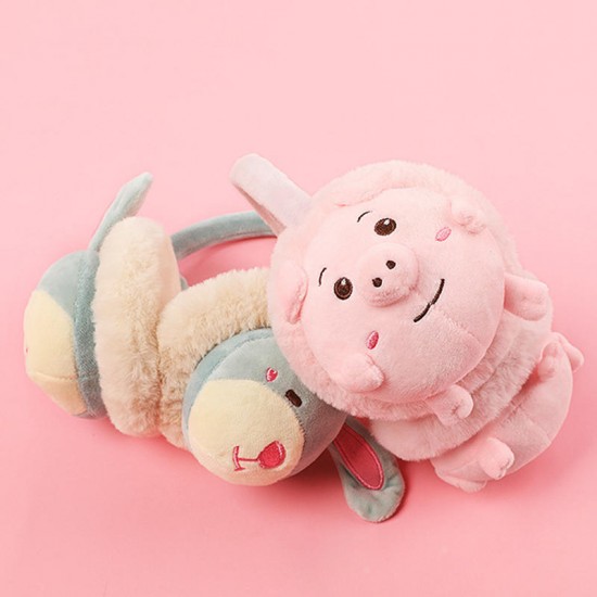 Women Cute Rabbit Pig Pattern Warm Earmuff Plush Windproof Ear Warmer Women Cute Rabbit Pig Pattern Warm Earmuff Plush Windproof Ear Warmer