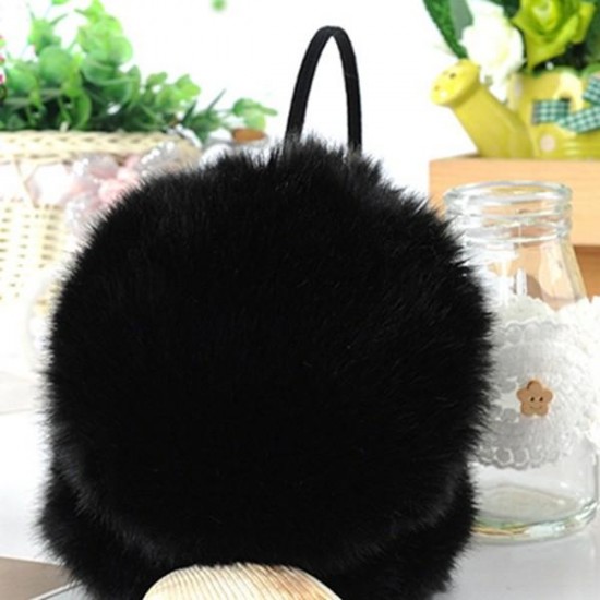 Women Girls Winter Cute Rabbit Fur Warm Ear Muffs Women Girls Winter Cute Rabbit Fur Warm Ear Muffs