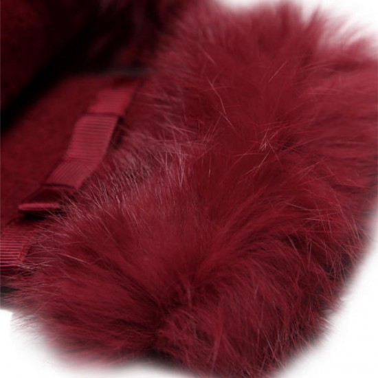 LYZA Women Autumn Warm Wool Full Fingers Gloves Winter Travel Elegant Gloves LYZA Women Autumn Warm Wool Full Fingers Gloves Winter Travel Elegant Gloves
