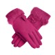 LYZA Women Warm Elegant Wool Gloves Casual Windproof Full Fingers Gloves LYZA Women Warm Elegant Wool Gloves Casual Windproof Full Fingers Gloves