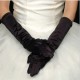 Ladies Silk Fancy Dress Prom Evening Party Long Finger Gloves