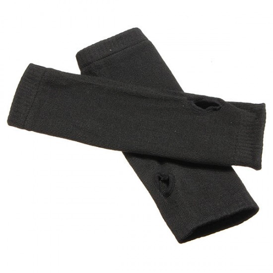 Lady Trendy Fingerless Long Knit Gloves Soft Winter Heater Gift Lady Trendy Fingerless Long Knit Gloves Soft Winter Heater Gift