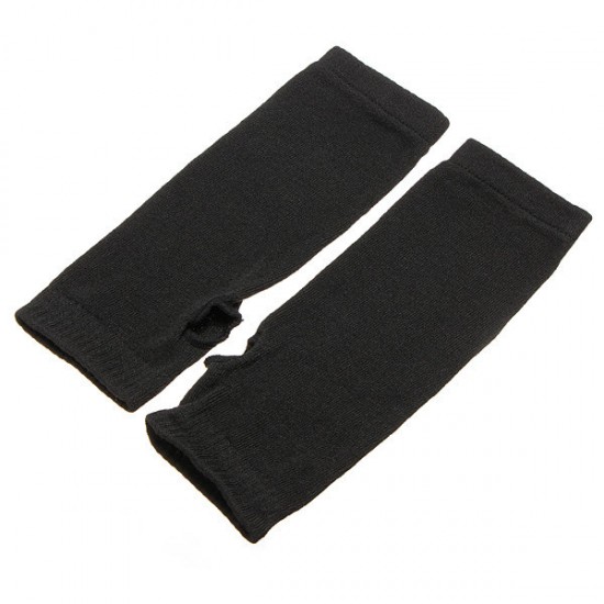 Lady Trendy Fingerless Long Knit Gloves Soft Winter Heater Gift