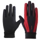 Mens Silicone Riding Non-slip Touch Screen Gloves Thicken Windproof Full Finger Glove