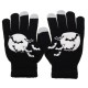 Unisex Fluorescent Touch Screen Gloves For Smartphone Tablet Full Finger Mittens