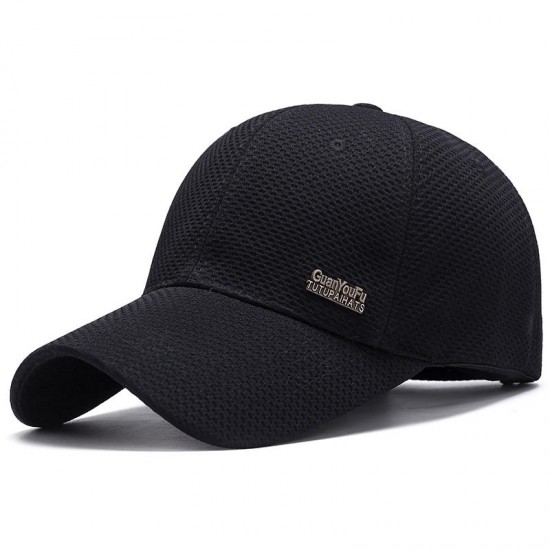 Men Women Summer Breathable Sport Baseball Cap Snapback Sun Protection Hat Visor