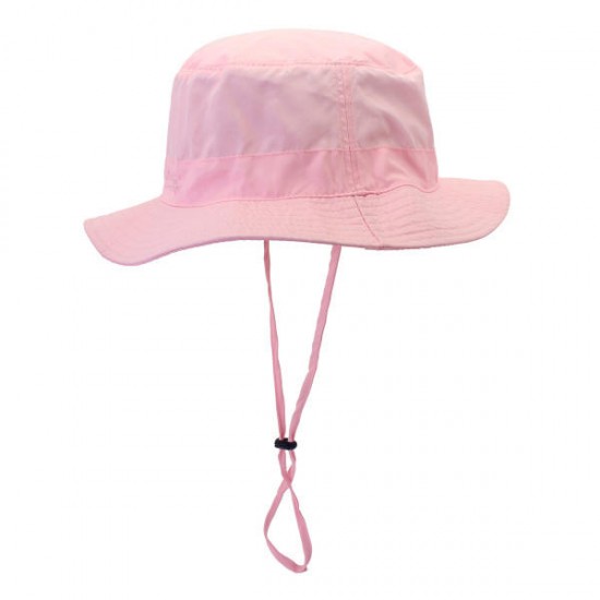 Unisex Women Summer Thin Breathable Fisherman Hat Folding Sport Outdoor Sunscreen Bucket Hat