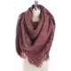 140CM Winter Warm Scarf For Women Plaid Neck Large Scarf Wrap Shawl