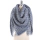 140CM Winter Warm Scarf For Women Plaid Neck Large Scarf Wrap Shawl