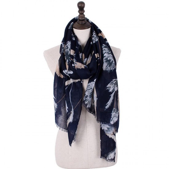 180CM Women Pashmere Flower Soft Scarf Casual Thickening Warm Shawl Scarves