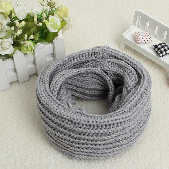 Fashion Casual Candy Color Wool Scarf Shawl Wrap Neck Warmer