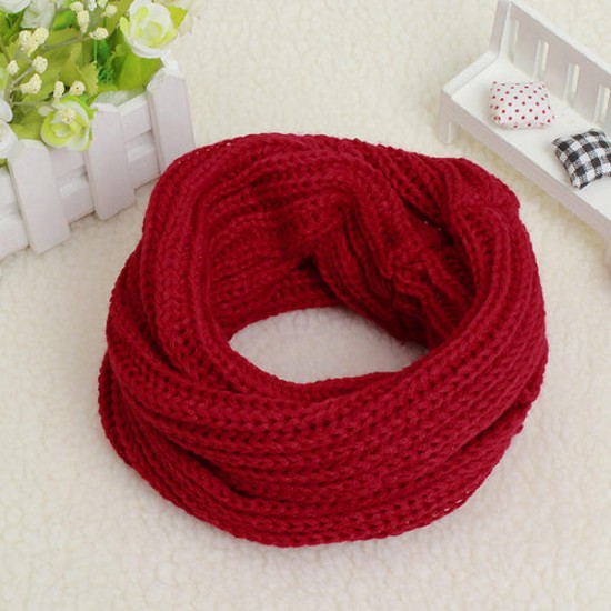 Fashion Casual Candy Color Wool Scarf Shawl Wrap Neck Warmer