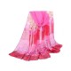 Fashion Durable Women Rose Printing Scarf Soft Long Elegant Wrap Shawl Scarf