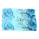 Fashion Durable Women Rose Printing Scarf Soft Long Elegant Wrap Shawl Scarf