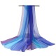 Women Gradient Color Soft Chiffon Scarves Shawls Casual Outdoor Sunshade Beach Scarf