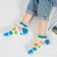 5 Pairs Women High Sesilience Breathable Cotton Low Cut Athletic Sock