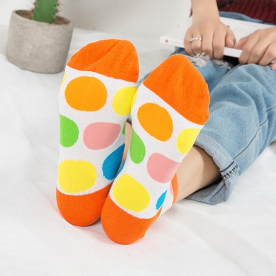5 Pairs Women High Sesilience Breathable Cotton Low Cut Athletic Sock