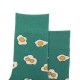 Unisex Jacquard Fashion Middle Tube Socks Retro Pattern Socks