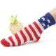 Unisex Tube Socks Casual Crew Ankle American USA Star Flag Stripes Glory Socks